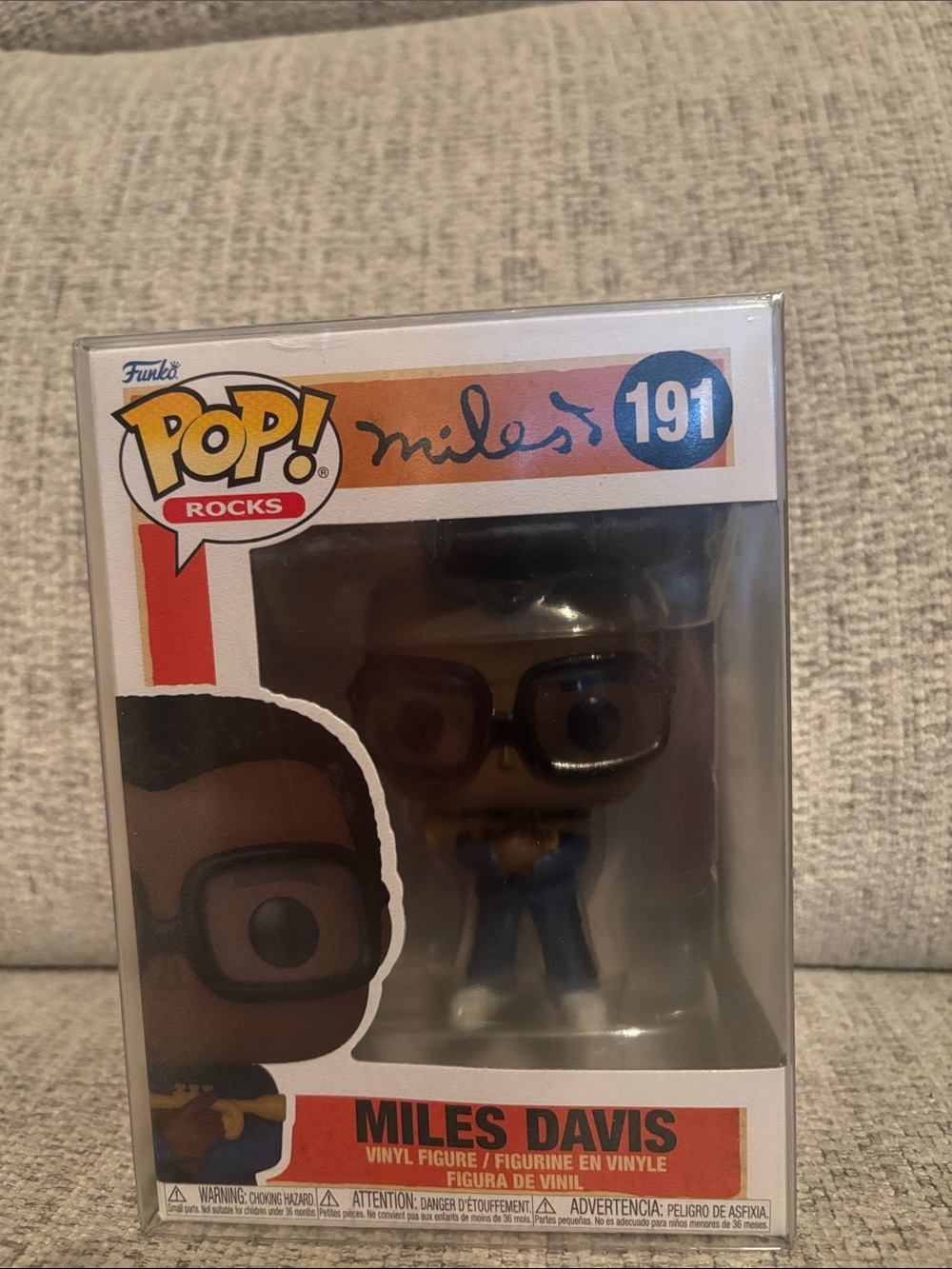 Funko Miles Davis Vinyl Figure - Black, Blue, Gold